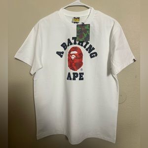 Best Offer. Red Bape Camo Shirt. Size Large.